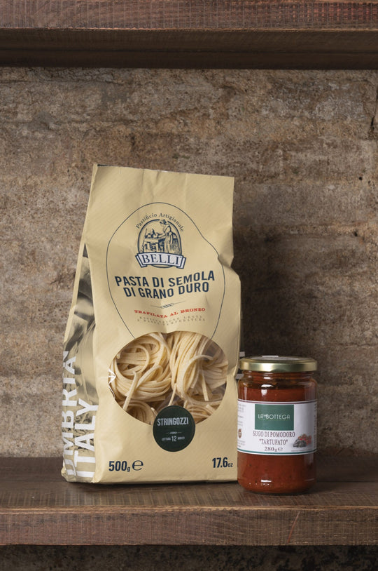 STRINGOZZI con SUGO DI POMODORO TARTUFATO